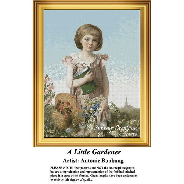 Pattern Only, You Provide The Floss and Fabric A Big Bubble Vintage Cross Stitch Patterns
